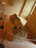 Statue, Gisant d'un chevalier, vient de Lagrasse (musee de Carcassonne) (1)